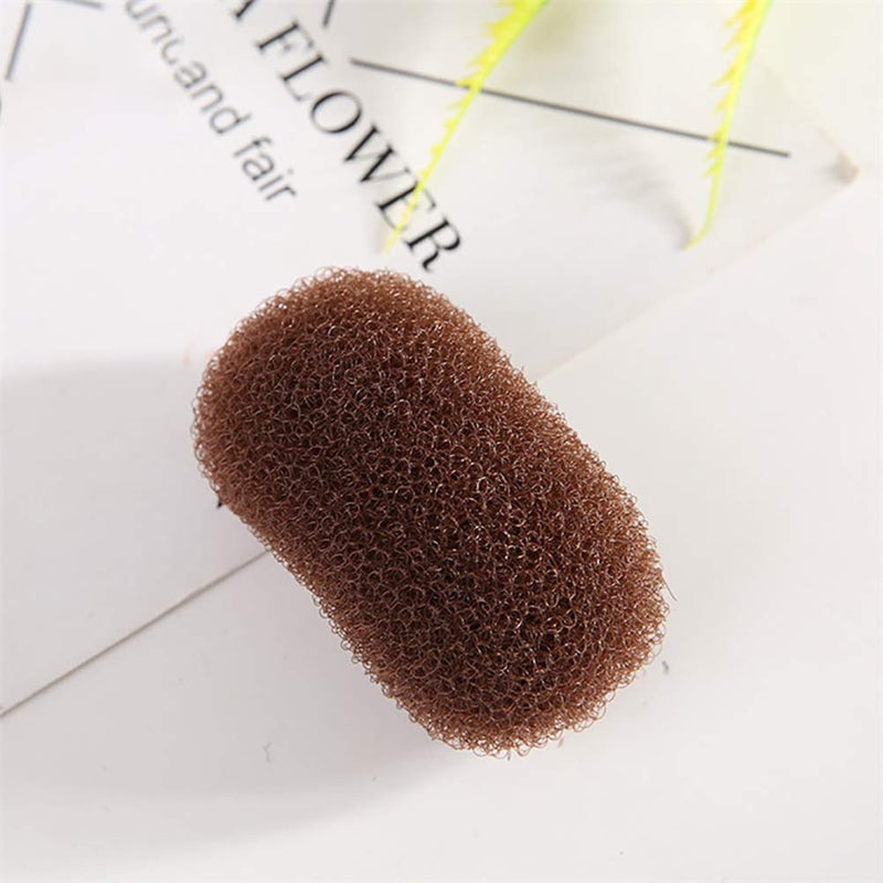 GSHLLO 2 Pcs Volume Hair Base Inserts Bump It Up Hair Pads - Black and Coffee - Image 3